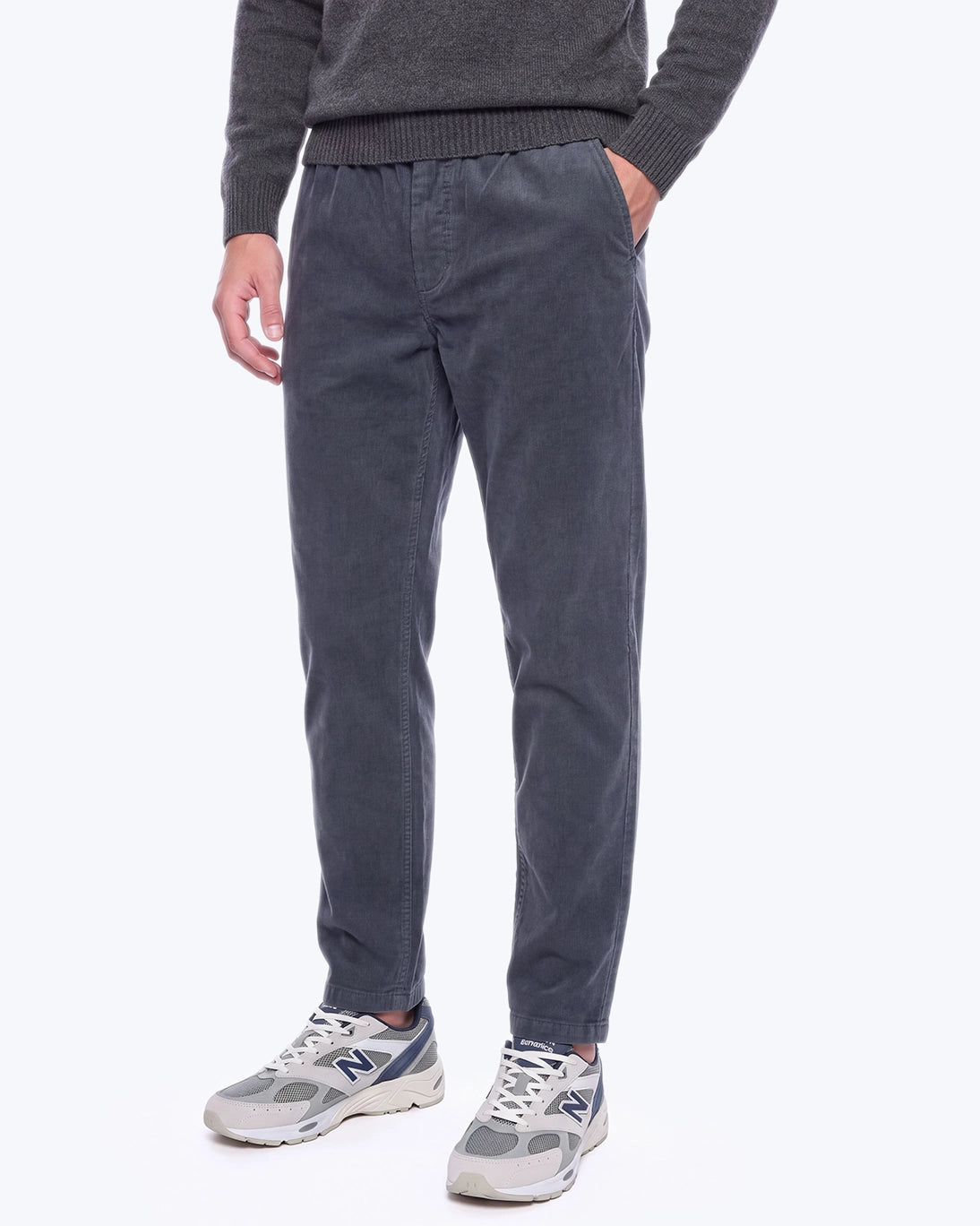 PANTALÓN CHINO DE PANA GINA AZUL ECOALF