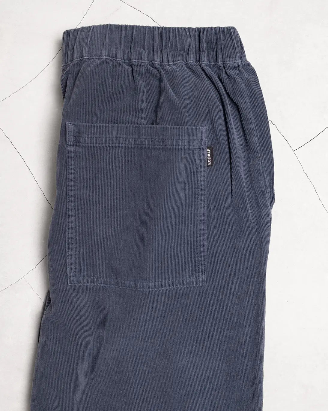 PANTALÓN CHINO DE PANA GINA AZUL ECOALF
