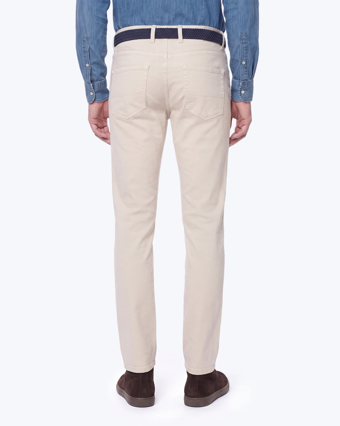 PANTALÓN 5 BOLSILLOS CREMA TWAY