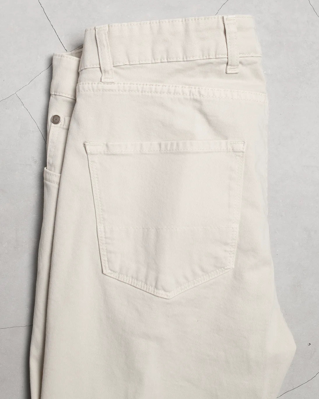 PANTALÓN 5 BOLSILLOS CREMA TWAY