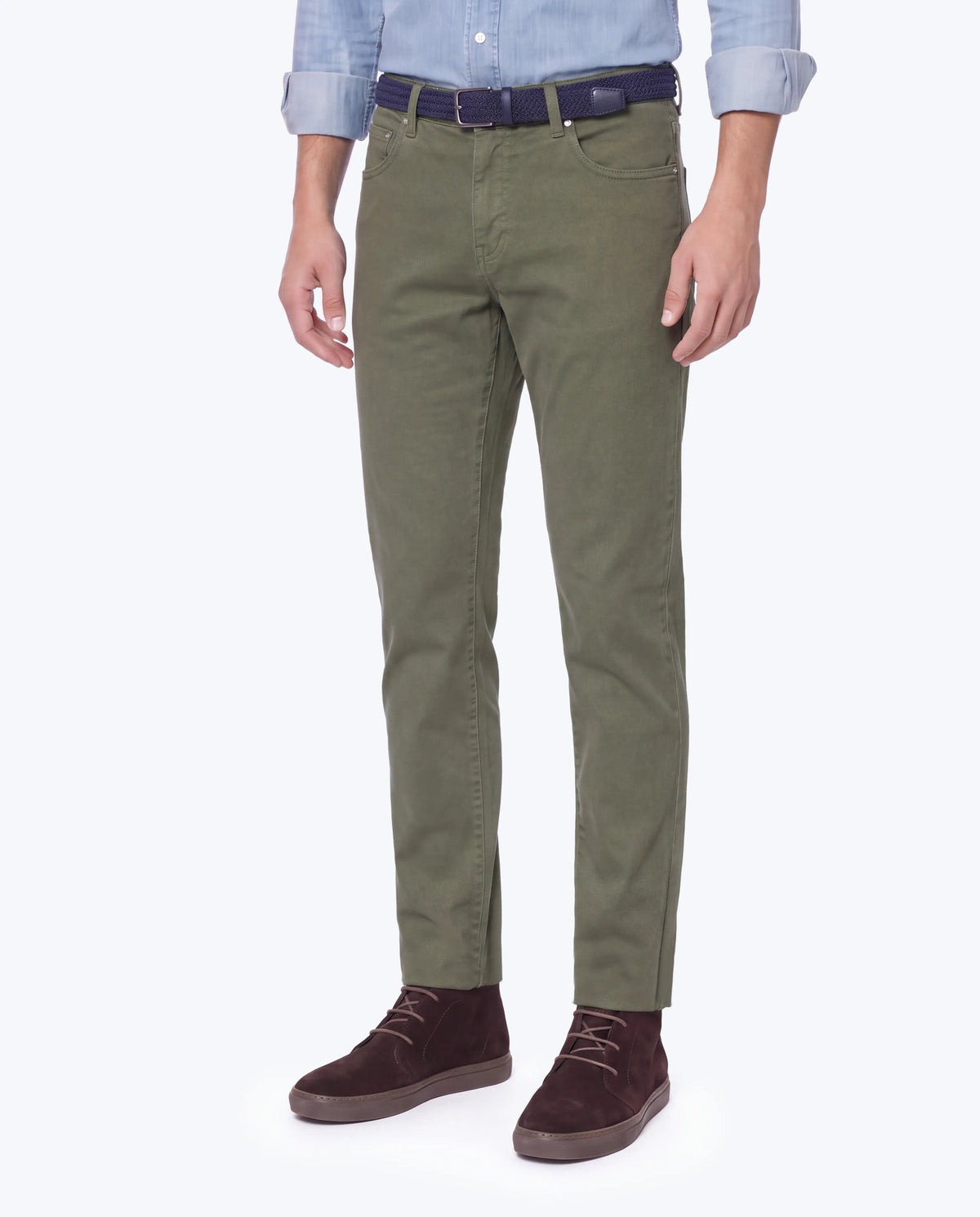 PANTALÓN 5 BOLSILLOS VERDE TWAY