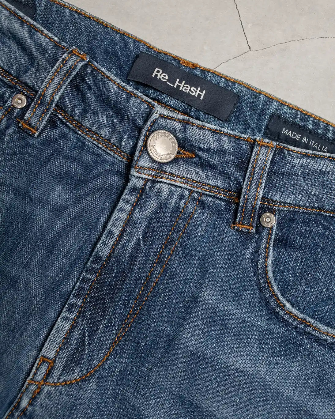 PANTALÓN VAQUERO RUBENS DENIM AZUL RE-HASH