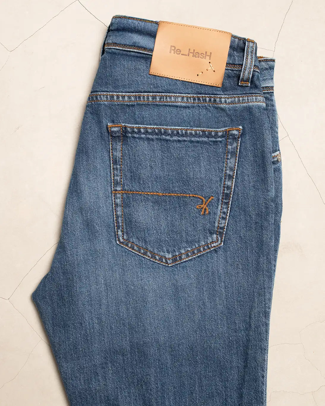 PANTALÓN VAQUERO RUBENS DENIM AZUL RE-HASH