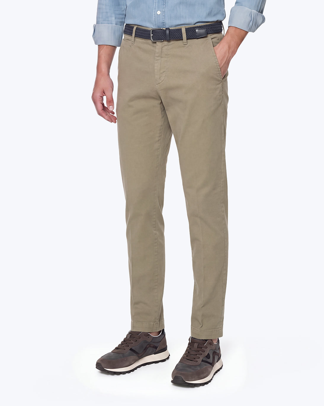 PANTALON CHINO RE-HASH VERDE