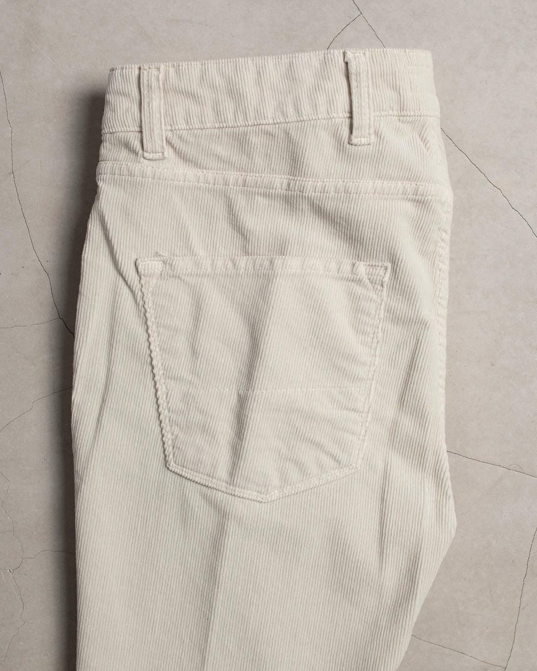 PANTALÓN 5 BOLSILLOS PANA CRUDO TWAY