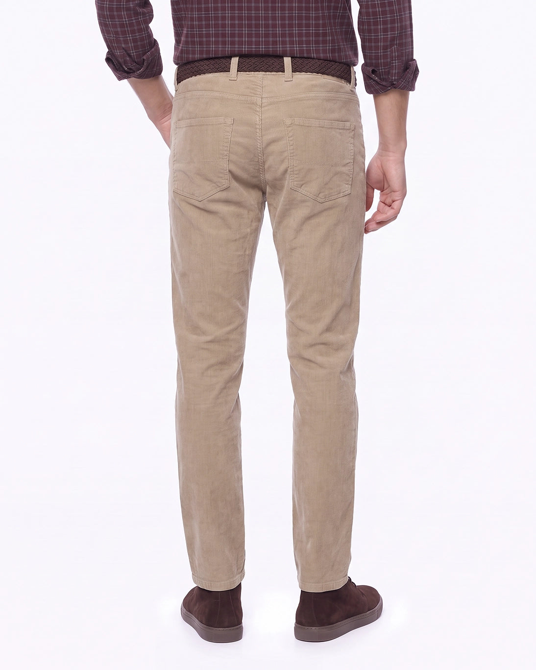 PANTALÓN 5 BOLSILLOS PANA BEIGE TWAY