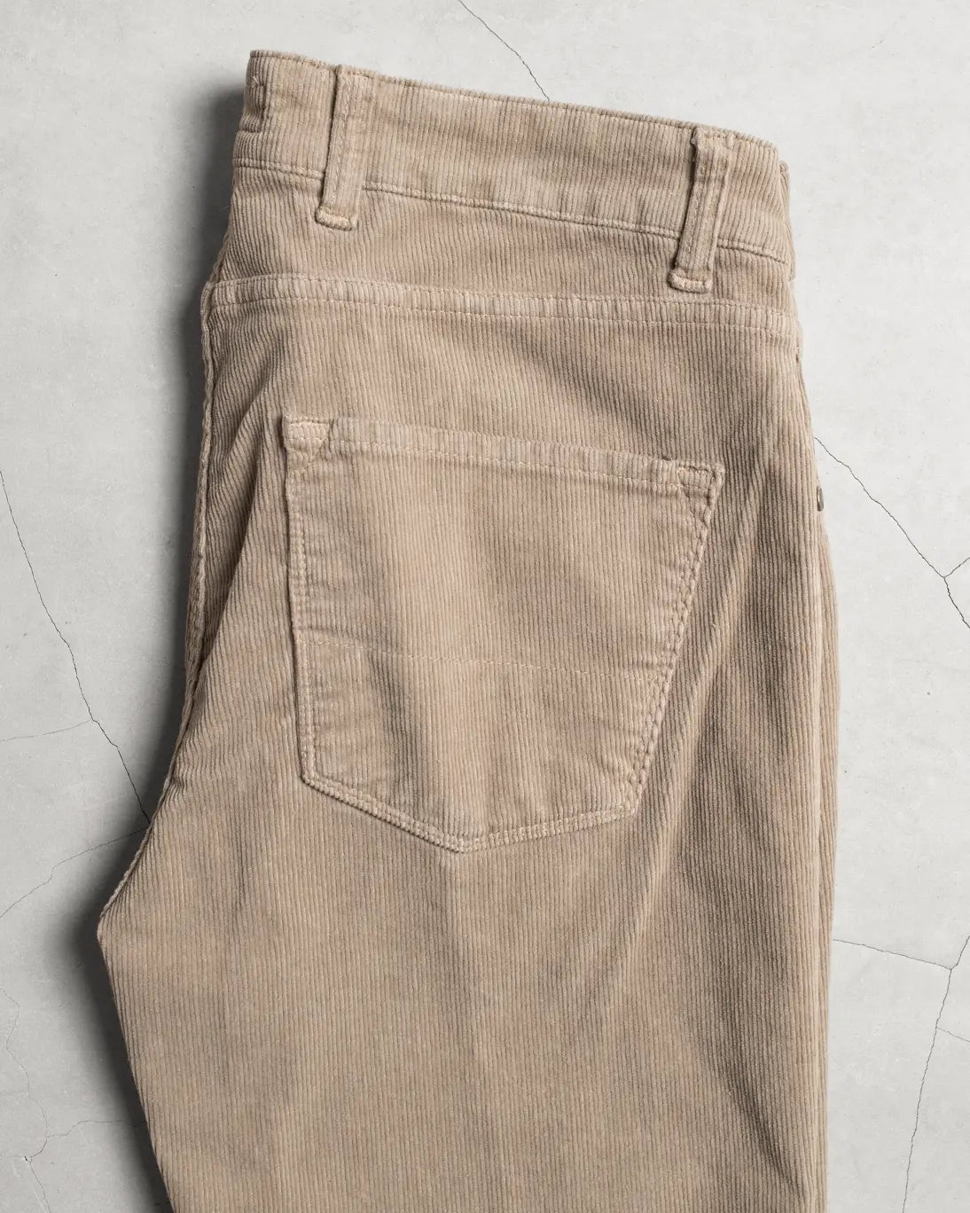 PANTALÓN 5 BOLSILLOS PANA BEIGE TWAY