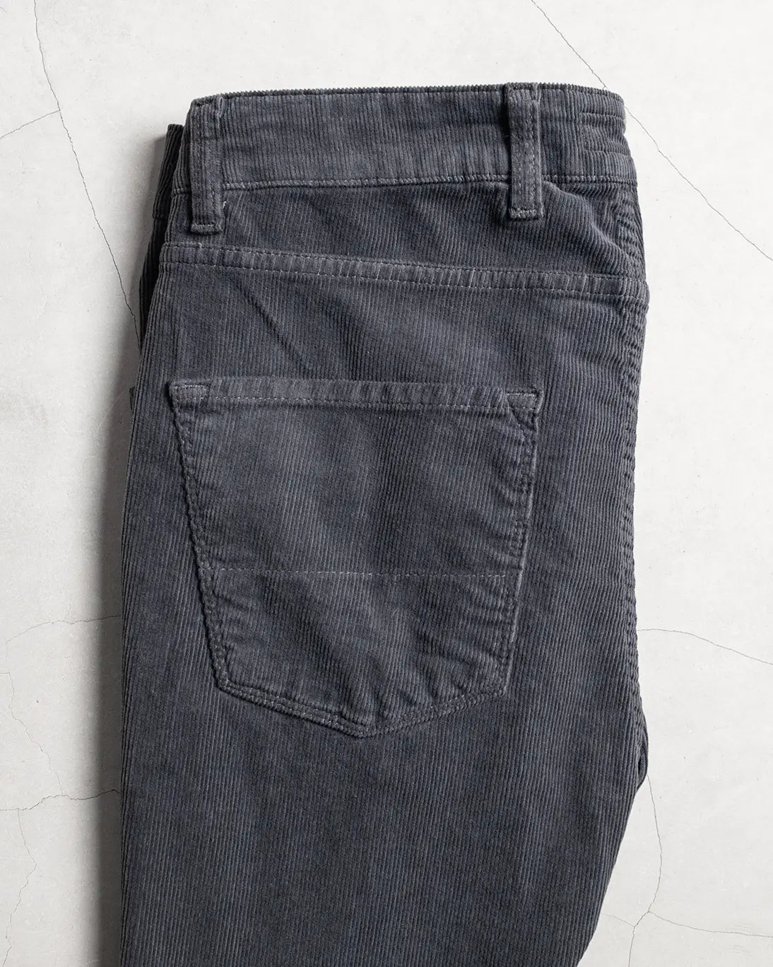 PANTALÓN 5 BOLSILLOS PANA GRIS TWAY