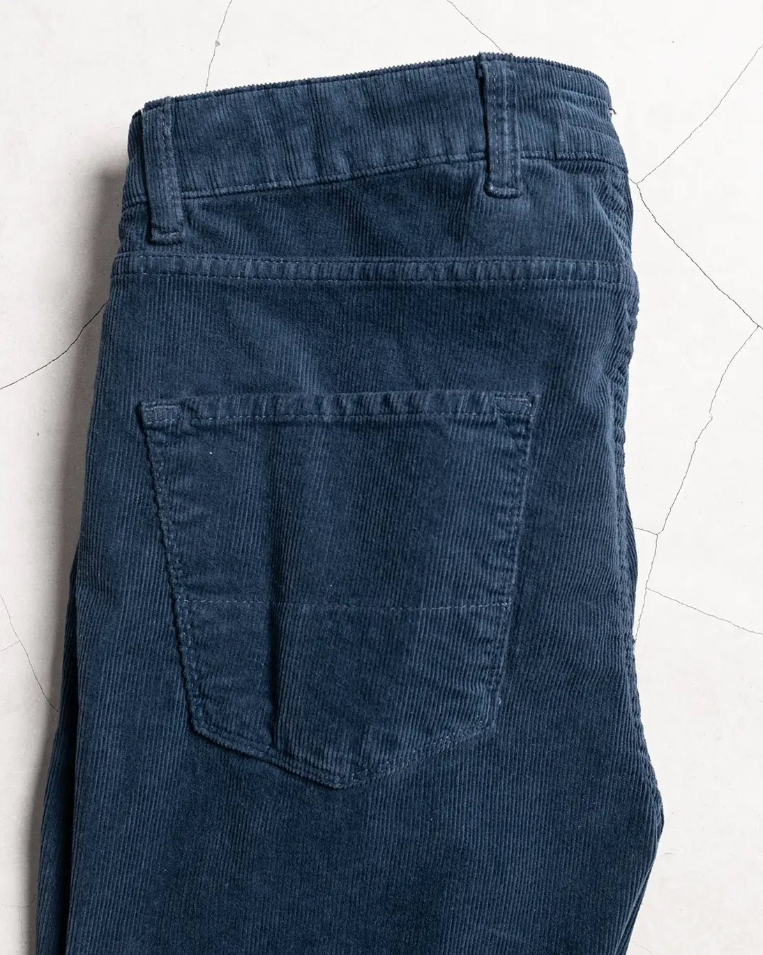PANTALÓN 5 BOLSILLOS PANA AZUL TWAY