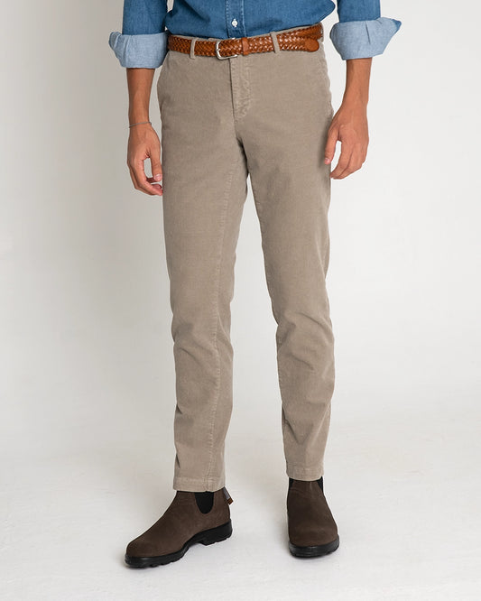 PANTALÓN CHINO PANA BEIGE TWAY