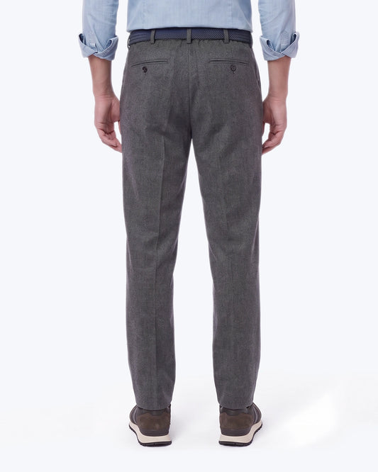PANTALÓN CHINO PINZA FRANELA GRIS HARTFORD