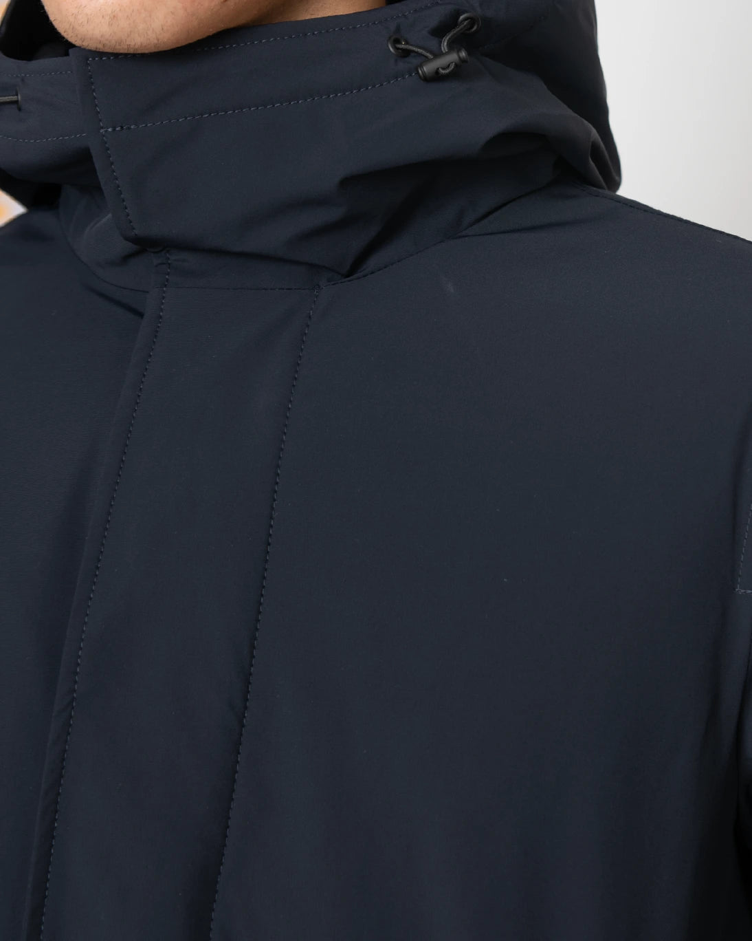 PARKA AZUL CON CAPUCHA DESMONTABLE HOMEWARD