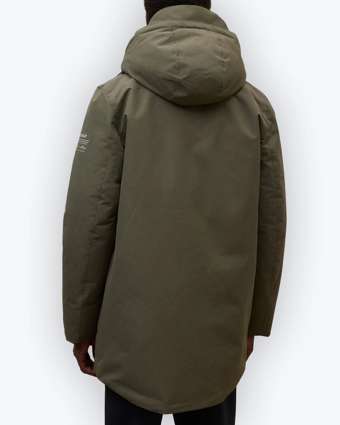 PARKA VERDE CON CAPUCHA ECOALF