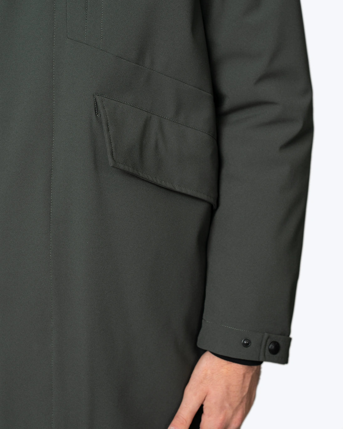 PARKA VERDE CON CAPUCHA AT.P.CO