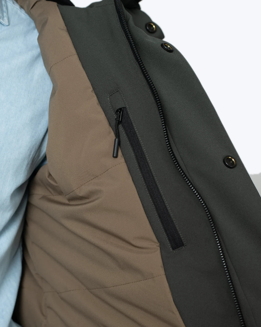 PARKA VERDE CON CAPUCHA AT.P.CO