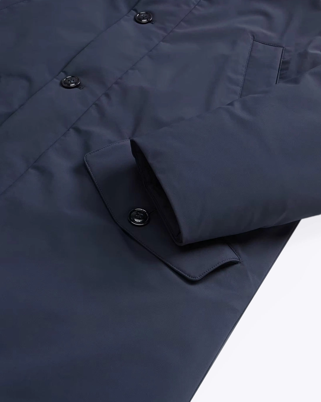 PARKA  CON CAPUCHA OCULTA AZUL MARINO WOOLRICH