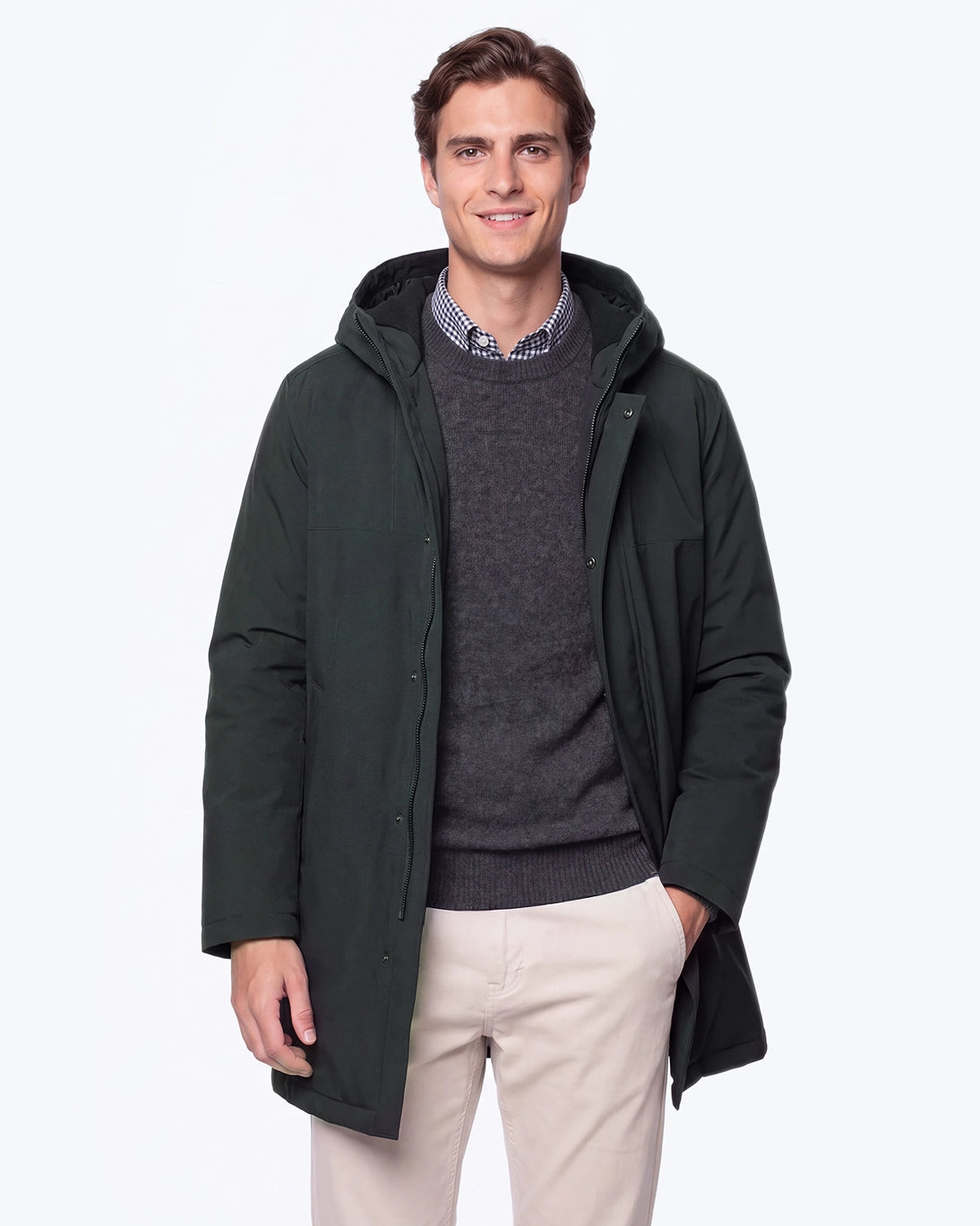 PARKA BRYSON BRIXDOL GRIS OSCURO