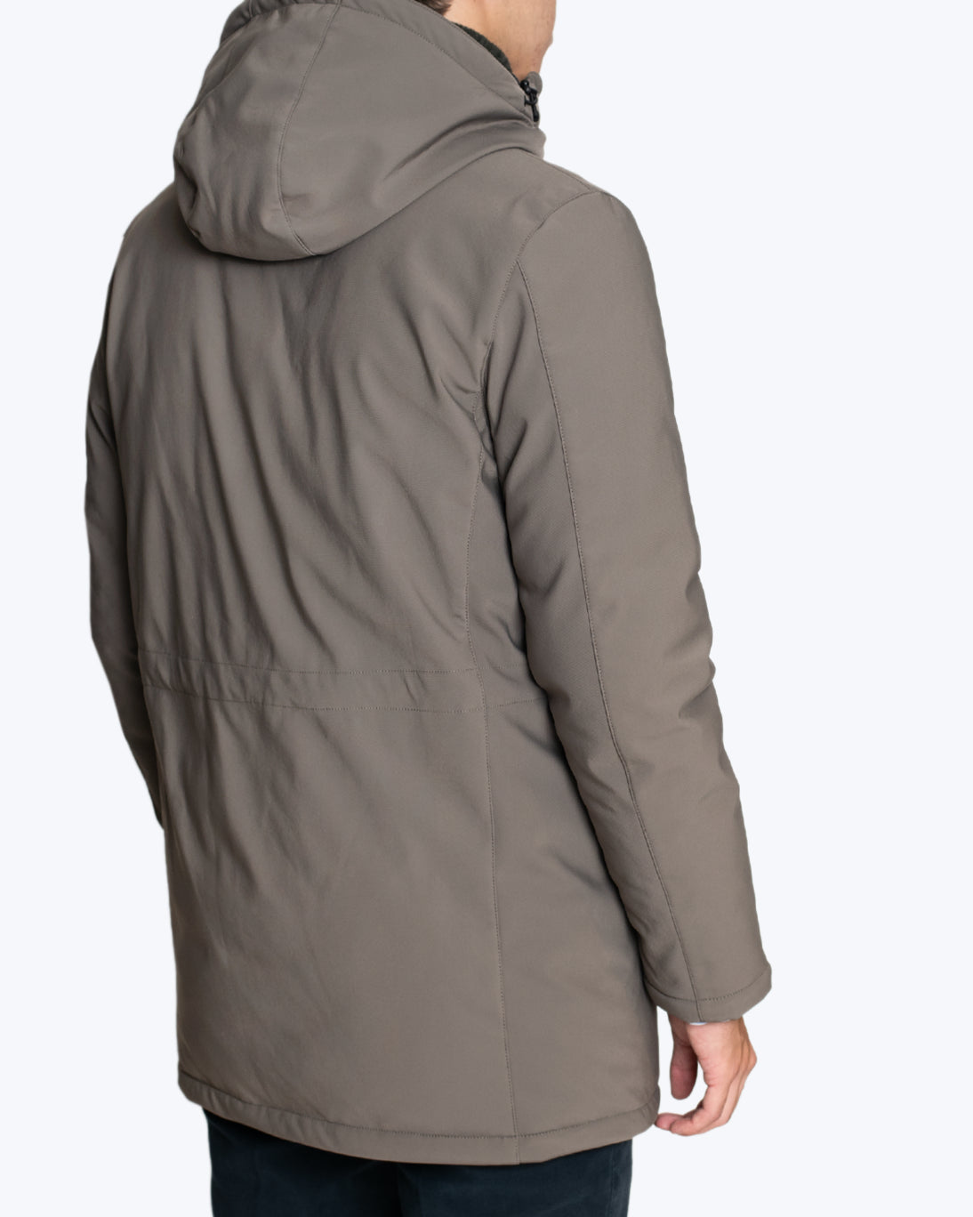 PARKA GRIS CON CAPUCHA HOMEWARD