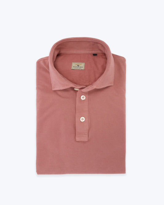 POLO MANGA CORTA PIQUÉ SONRISA P26/PIQUE ROSA / 3XL