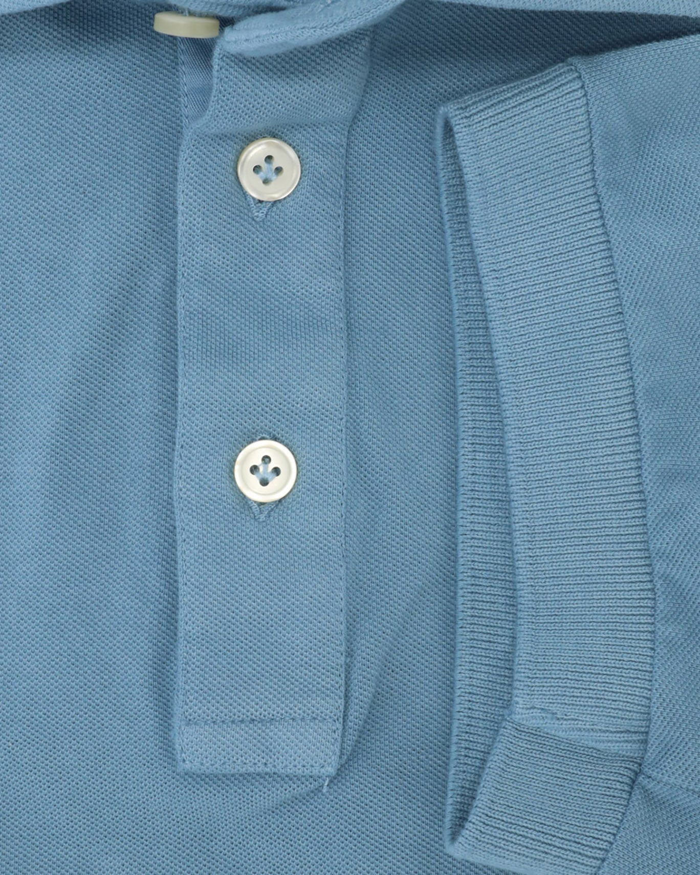 POLO MANGA CORTA PIQUÉ SONRISA B51/PIQUE AZUL MEDIO / 3XL