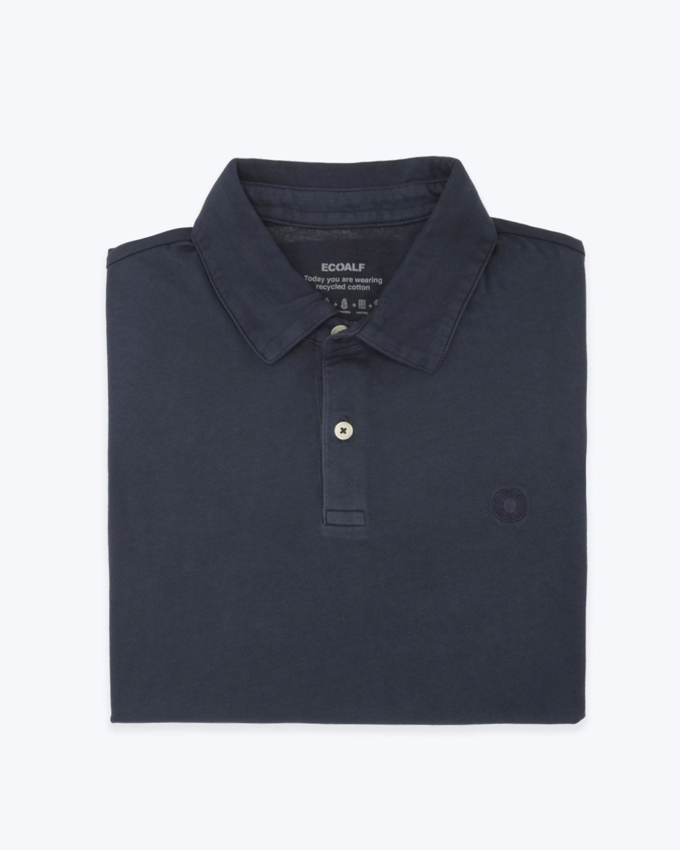 POLO JERSEY DE MANGA CORTA ECOALF 161/JERSEY NAVY / XXL