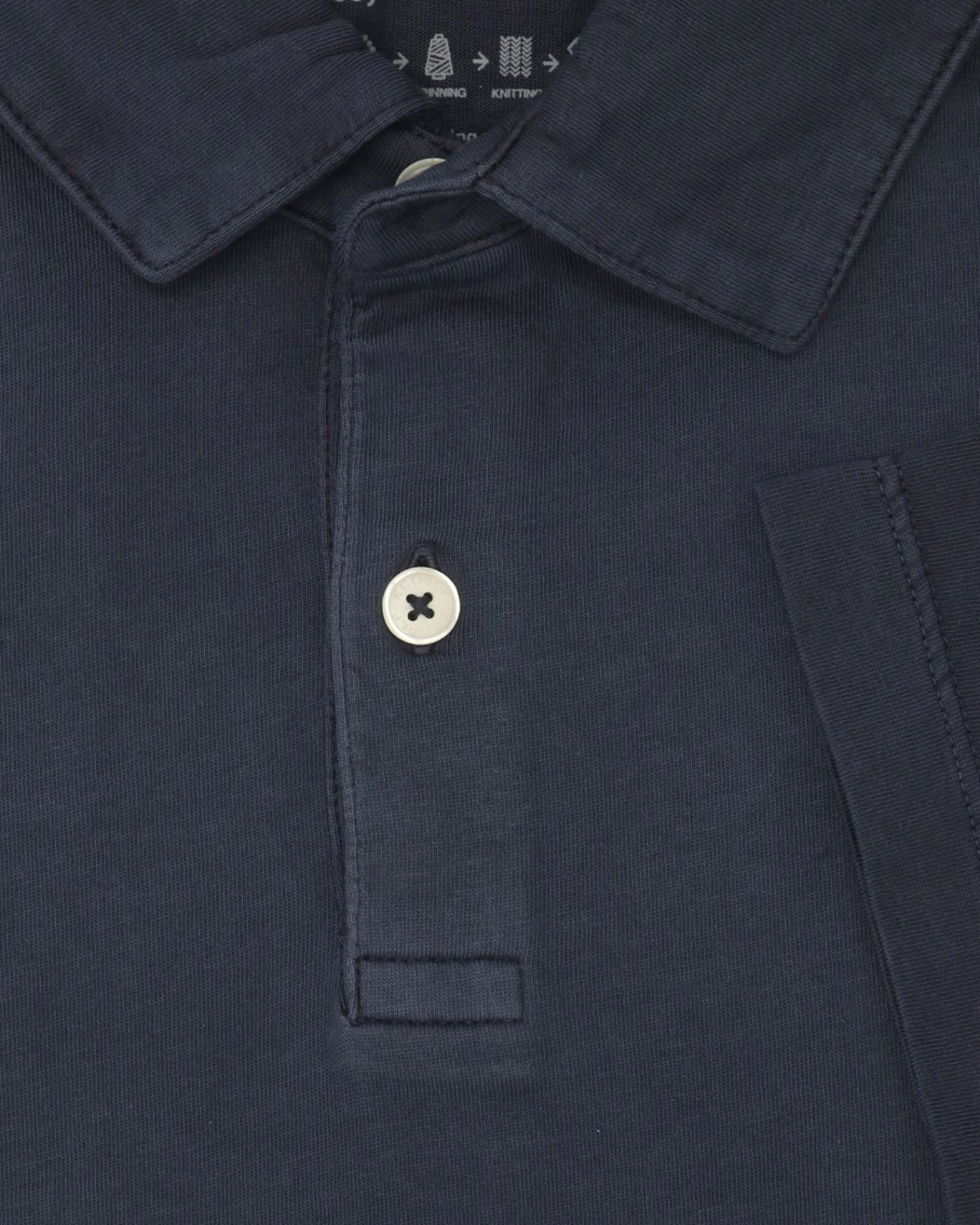 POLO JERSEY DE MANGA CORTA ECOALF 161/JERSEY NAVY / XXL