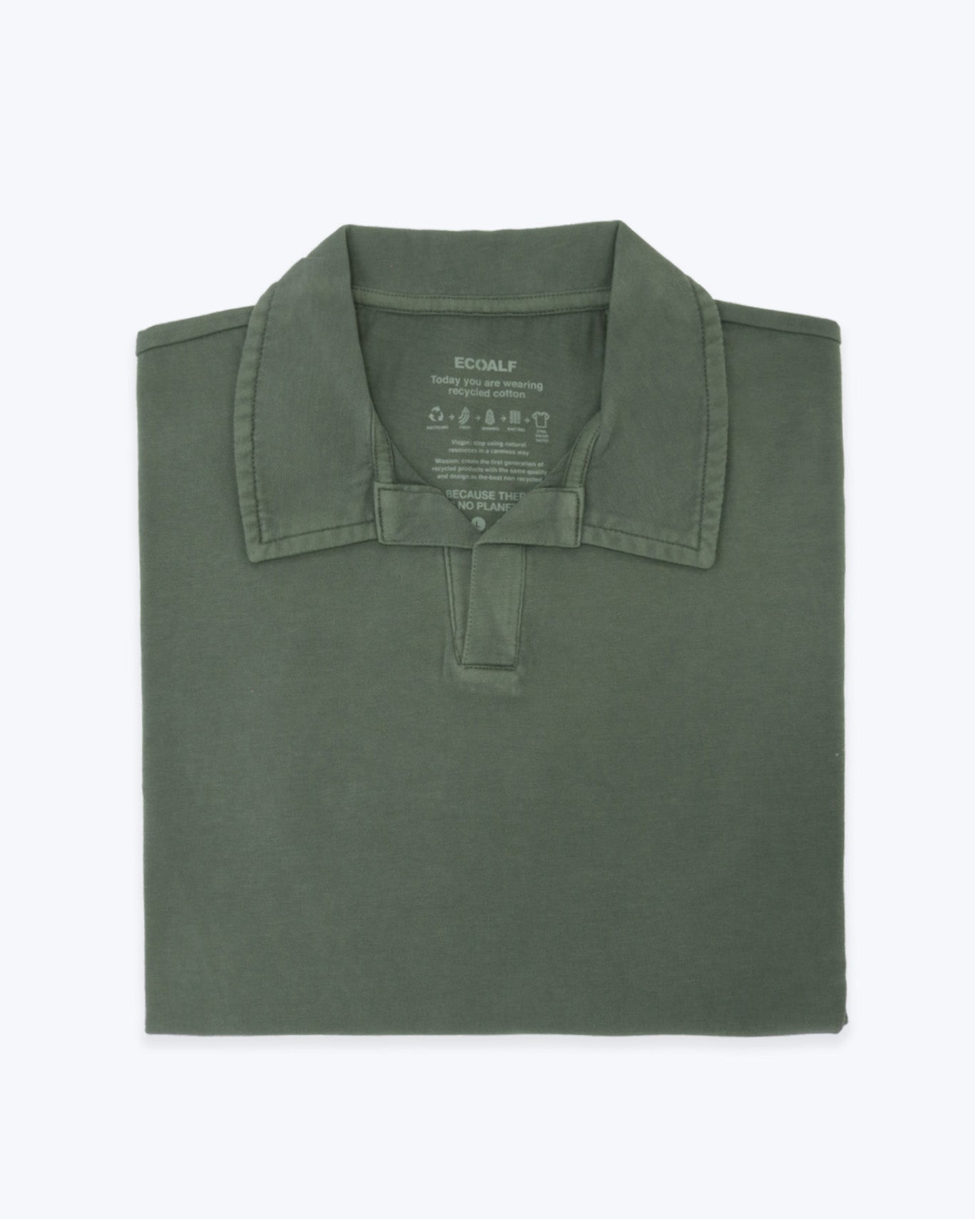 POLO JERSEY DE MANGA CORTA ECOALF 127/JERSEY VERDE / XXL