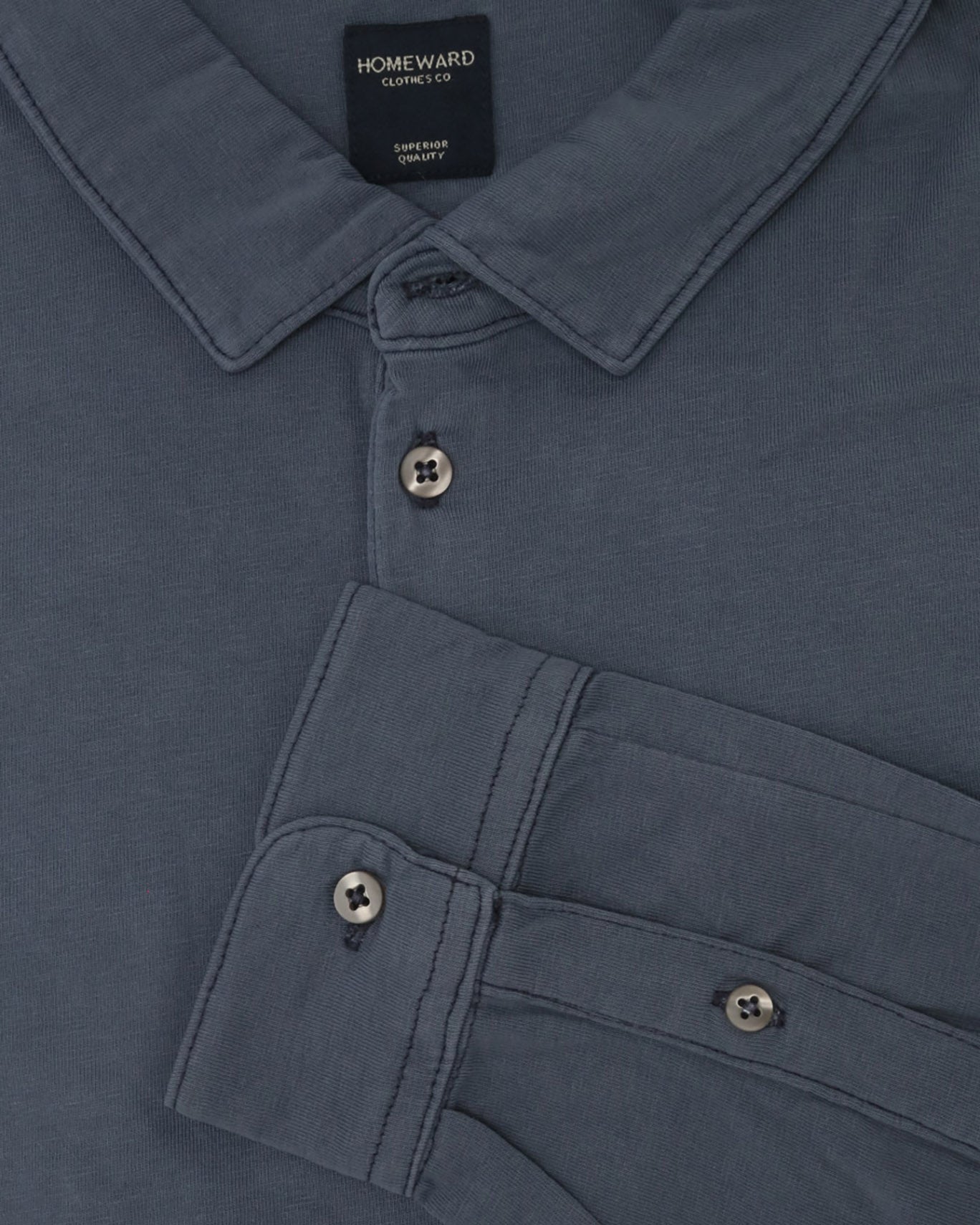 POLO MANGA LARGA JERSEY HOMEWARD ASH/AZUL / XL