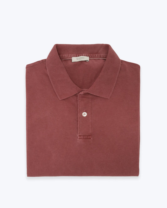 POLO PIQUÉ DE MANGA CORTA SEVENTY