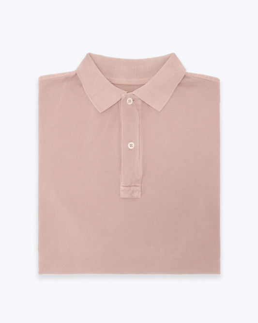 POLO DE MANGA CORTA ROSA CLARO TWAY