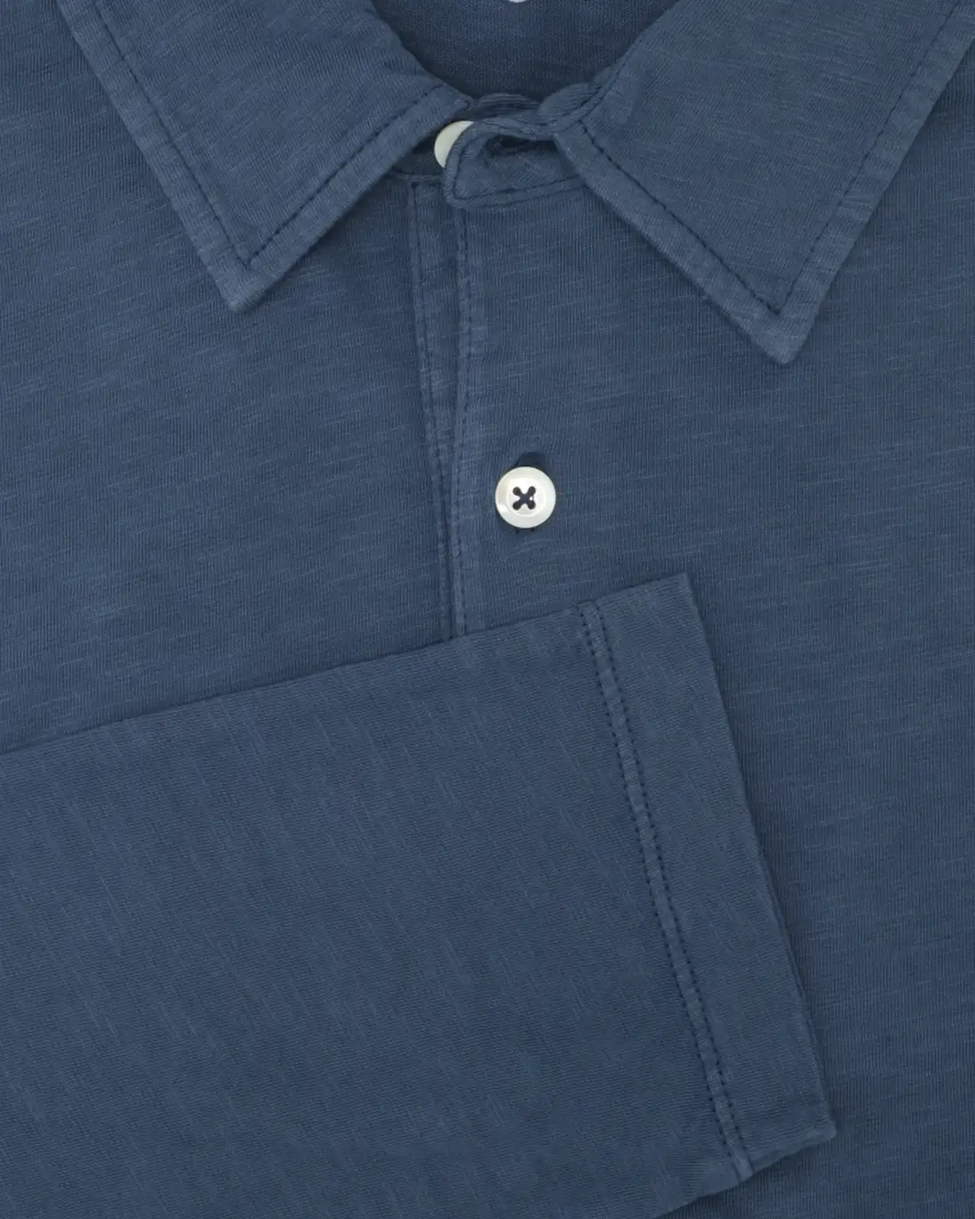 POLO DE MANGA LARGA AZUL OSCURO JERSEY HARTFORD