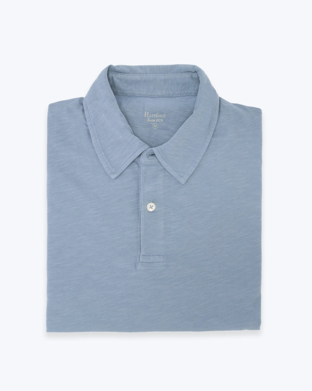 POLO DE MANGA LARGA AZUL MEDIO JERSEY HARTFORD