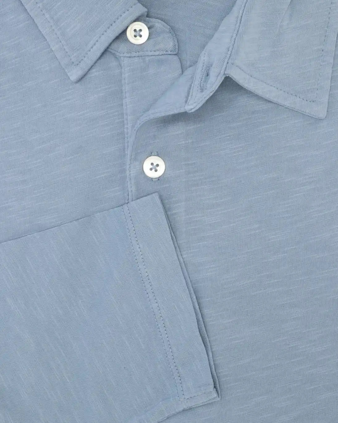 POLO DE MANGA LARGA AZUL MEDIO JERSEY HARTFORD