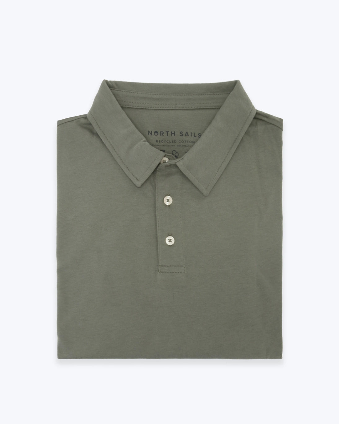 POLO DE MANGA LARGA JERSEY VERDE NORTH SAILS