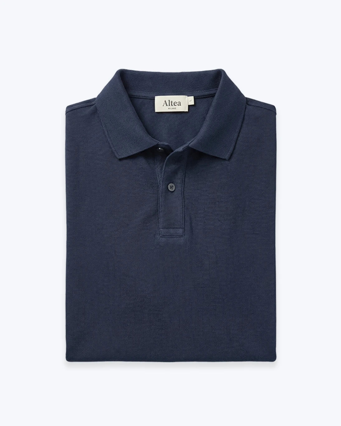 POLO DE PIQUÉ MANGA CORTA NAVY ALTEA