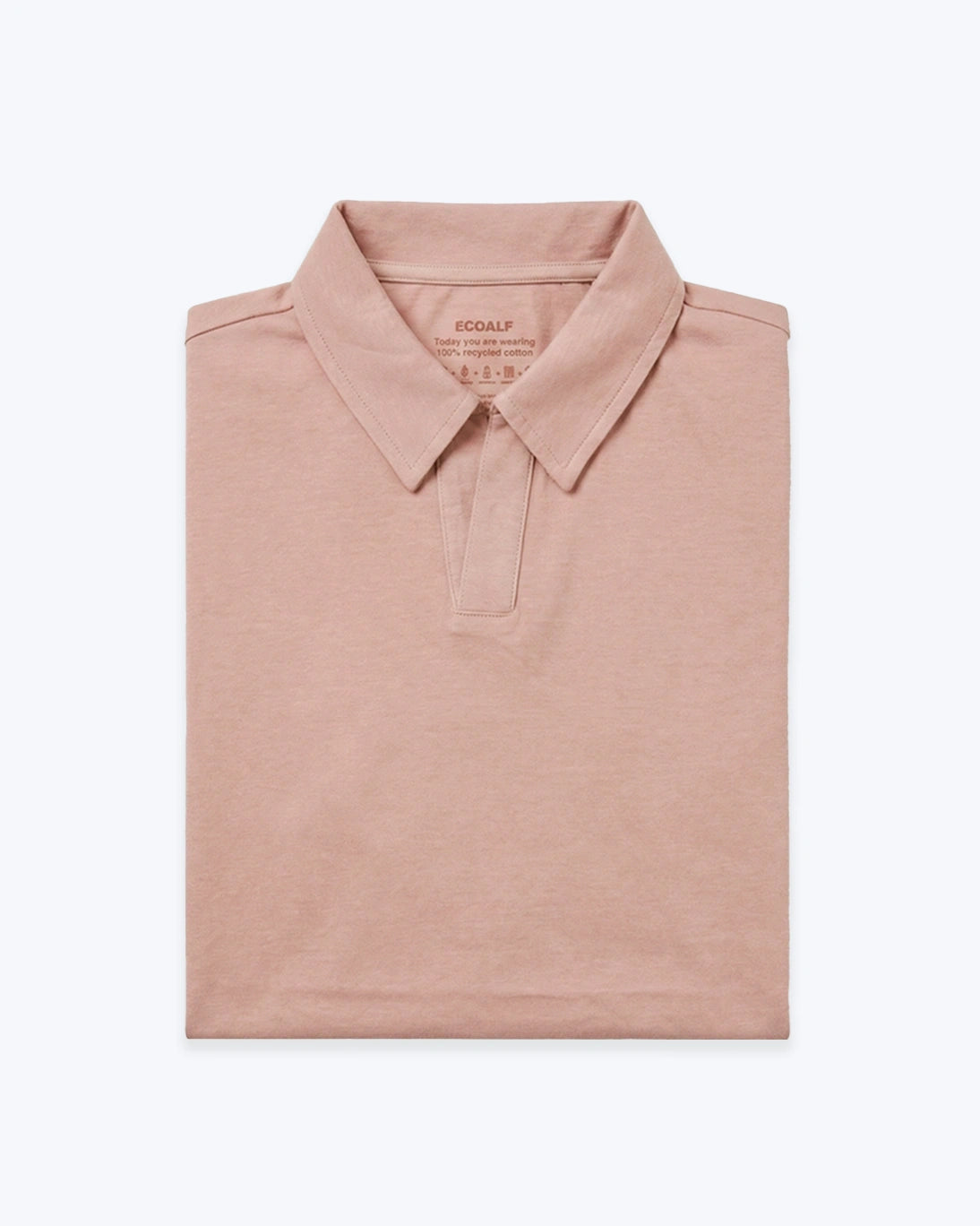POLO DE JERSEY MANGA CORTA ROSA ECOALF