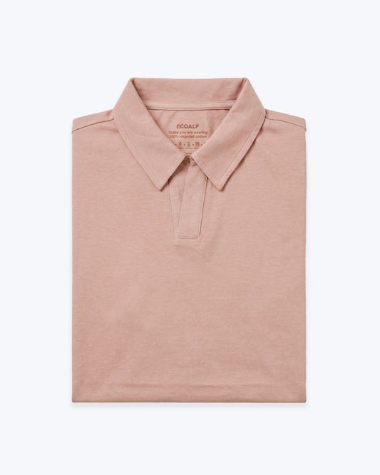 POLO DE JERSEY MANGA CORTA ROSA ECOALF