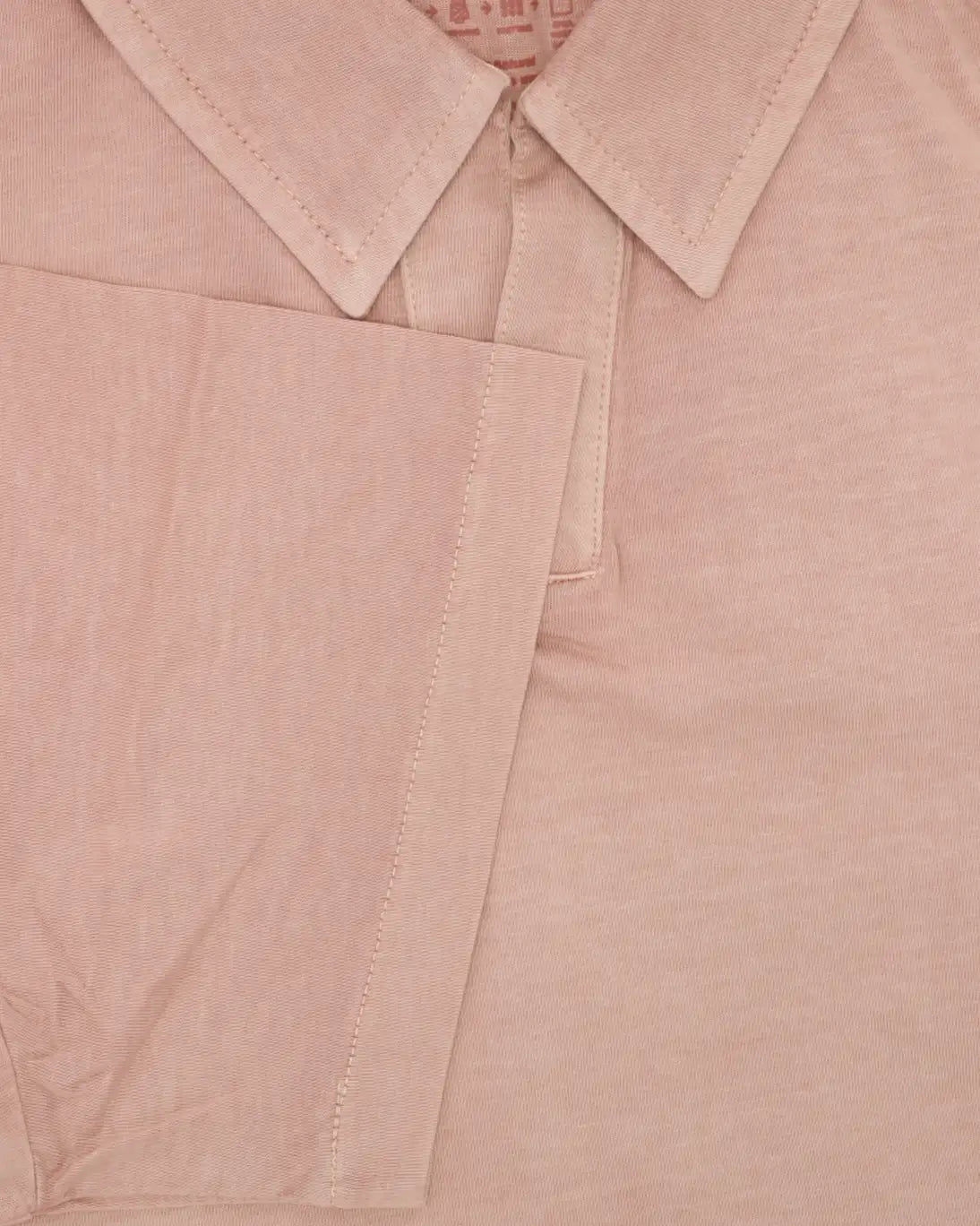 POLO DE JERSEY MANGA CORTA ROSA ECOALF