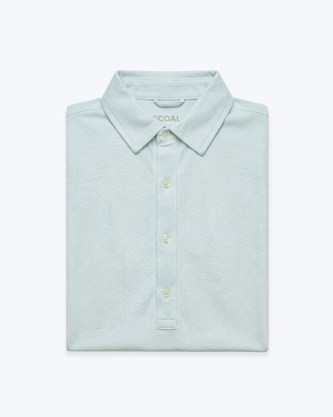 POLO DE JERSEY MANGA LARGA AZUL CLARO ECOALF