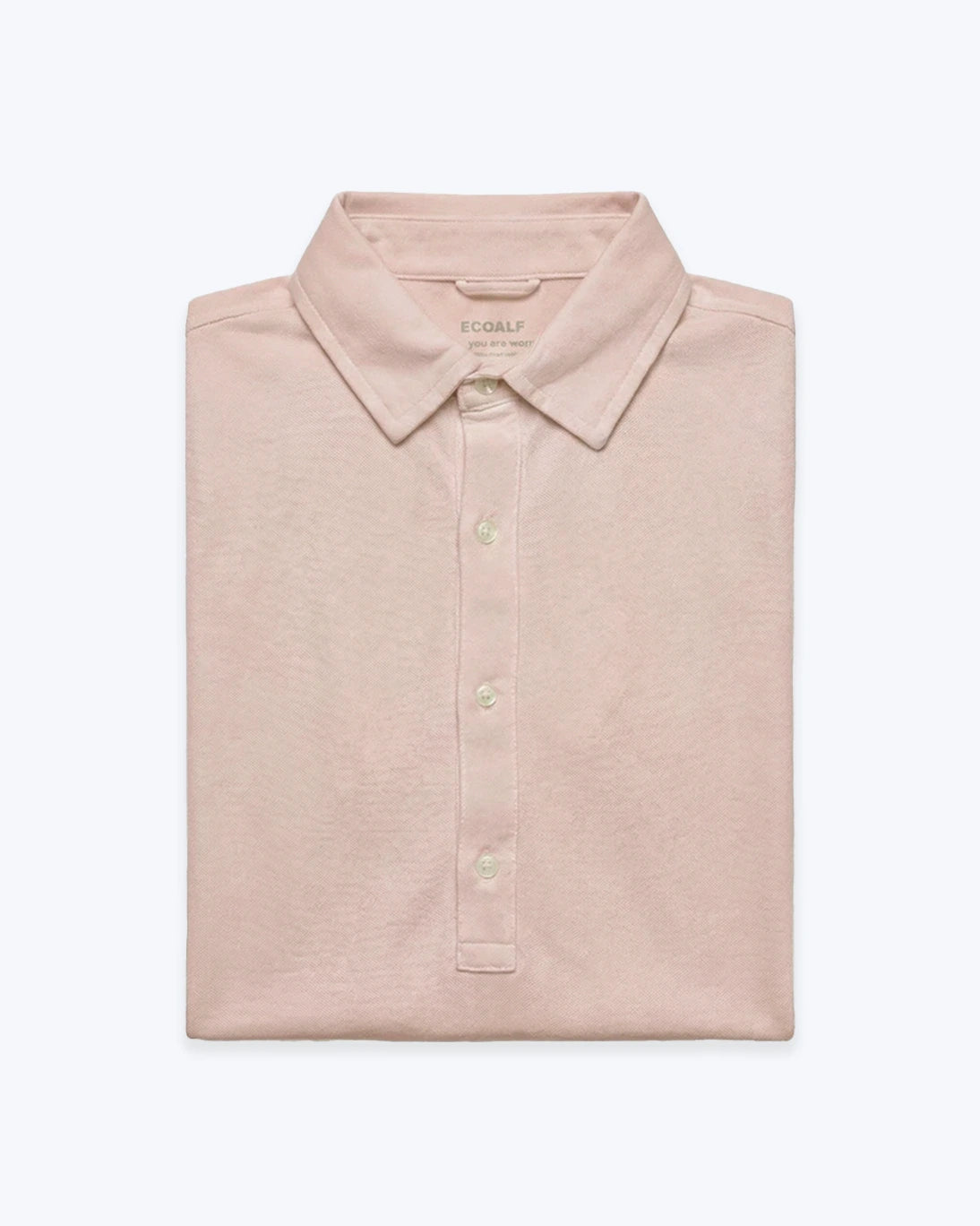 POLO DE JERSEY MANGA LARGA ROSA ECOALF