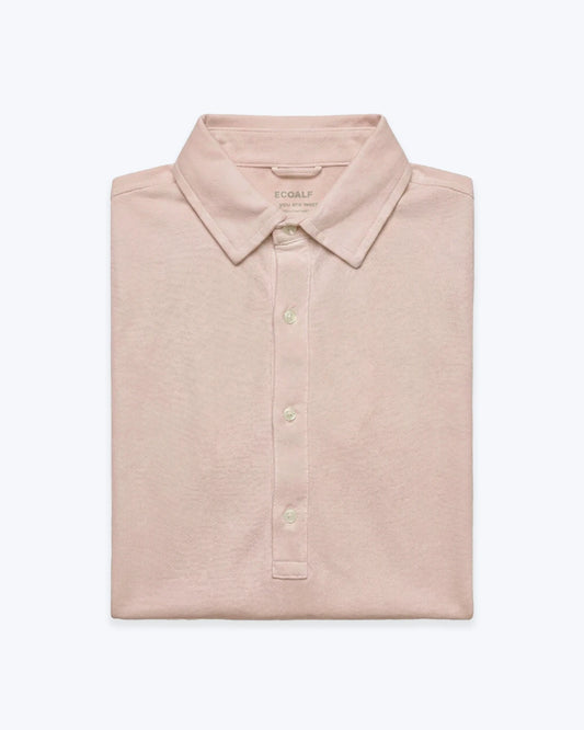 POLO DE JERSEY MANGA LARGA ROSA ECOALF