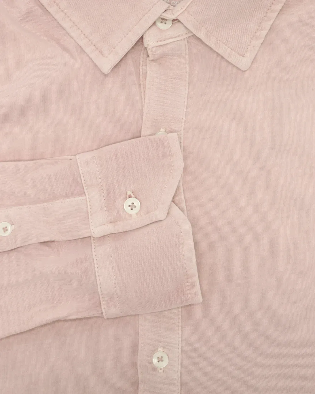 POLO DE JERSEY MANGA LARGA ROSA ECOALF