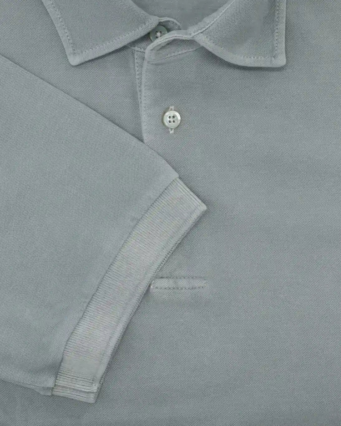 POLO DE PIQUÉ MANGA CORTA GRIS CIRCOLO 1901