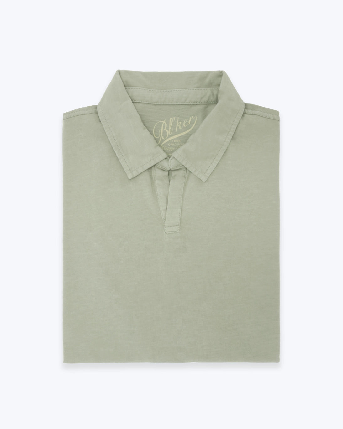 POLO DE JERSEY MANGA CORTA VERDE CLARO BL´KER