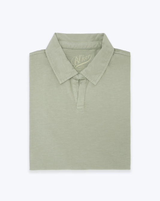 POLO DE JERSEY MANGA CORTA VERDE CLARO BL´KER