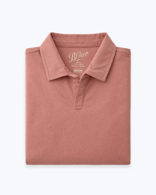 POLO DE JERSEY MANGA CORTA ROSA BL´KER