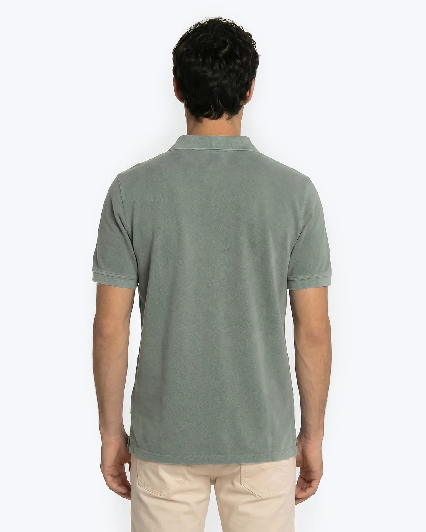 POLO DE MANGA CORTA DE PIQUÉ VERDE TWAY