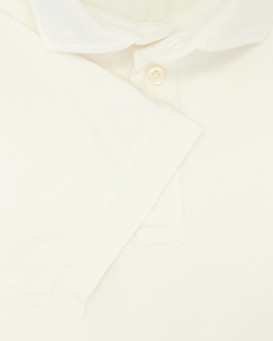 POLO DE MANGA CORTA DE PIQUÉ BLANCO SONRISA