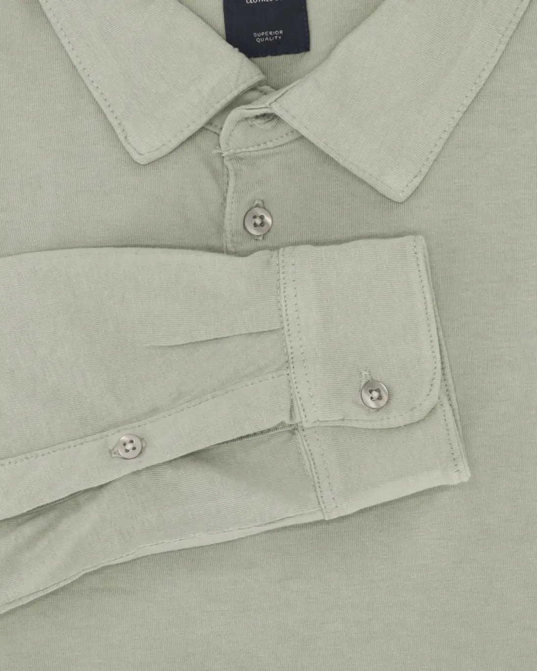 POLO DE LARGA DE JERSEY VERDE HOMEWARD