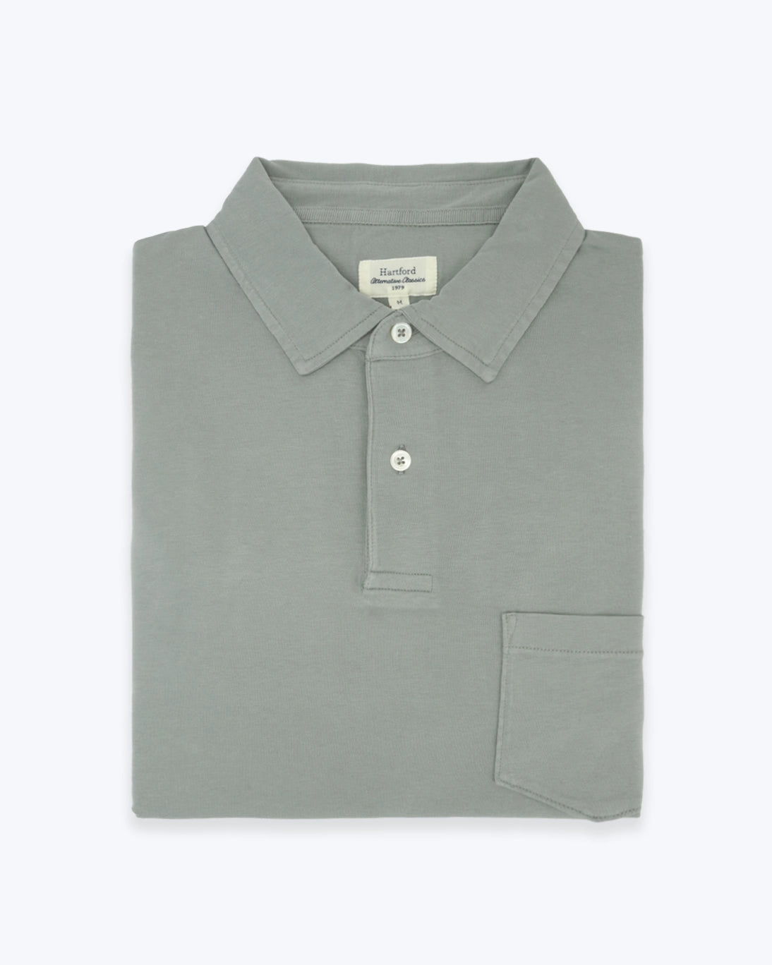 POLO DE MANGA LARGA JERSEY VERDE HARTFORD